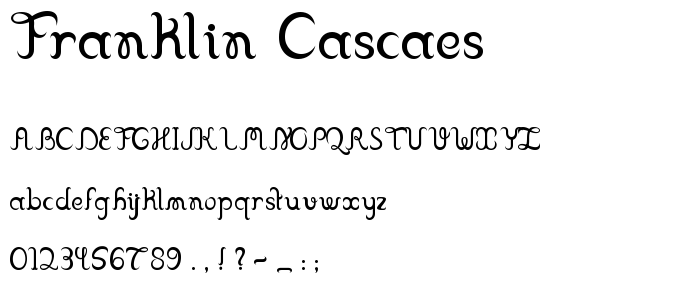 Franklin Cascaes font